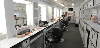 Deluxe 8-Station Hair and Make-Up Trailers with Pop Outs