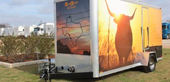 3-Stall Portable Restroom Trailers